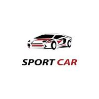 Illustration of car sport. vector