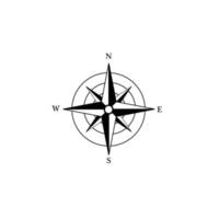 Compass symbol icon vector. vector