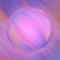 Delicate ball in blue and pink tones. vector