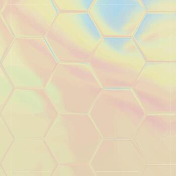 fondo abstracto del hexágono. fondo geométrico colorido. vector