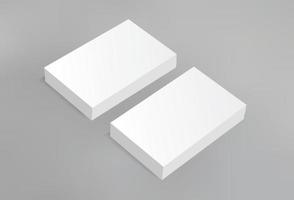 Stack Of Blank 3D Printable Canvas Poster Business Card Banner Invitation Flyer Document Cover Mockup White Branding Identity Social Media Presentation Company Corporate Illustration Template