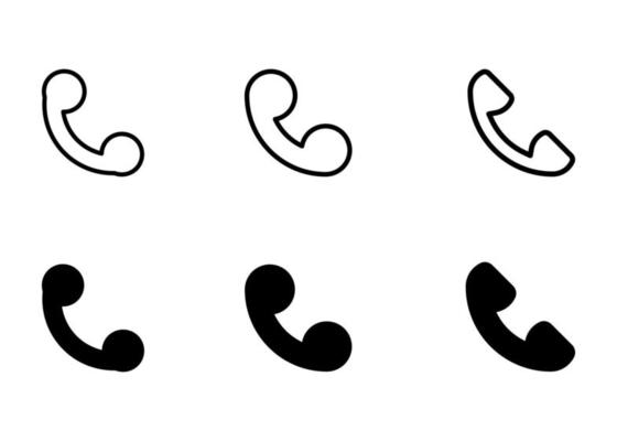 Simple Phone Icon Set