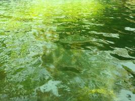 las olas de la piscina verde esmeralda. foto