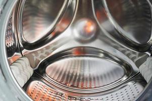 inside view of a washing machine drum photo