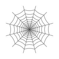 Halloween scary black spider webs vector design. Halloween illustration design with the black spider web. Old scary spider web design with black color.