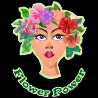 Flower Power Sign vector