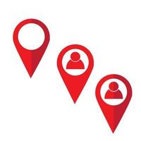 gps pin icon vector,map point,find people search vector