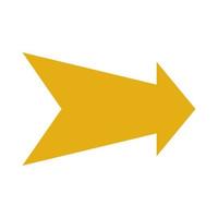 Arrow illustrated on white background vector
