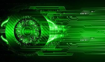 eye cyber circuit future technology concept background vector