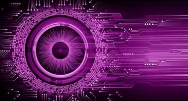 eye cyber circuit future technology concept background vector