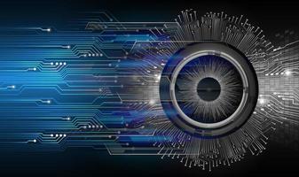 eye cyber circuit future technology concept background vector