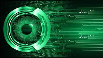 eye cyber circuit future technology concept background vector