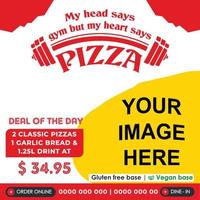 Pizza Poster Design Vector Art