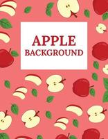 Apple Background Vector Art