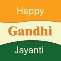 Gandhi Jayanti Vector Design Art