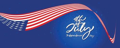 4th July independence day Background vector