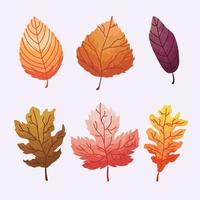 Fallen Leaves Fall Icon Concept vector