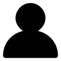 Profile, Basic UI Icon, UX,UI Icon Design vector