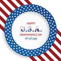 feliz día de la independencia de estados unidos para el aniversario nacional festivo de estados unidos, el 4 de julio