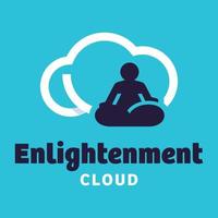 Enlightenment Cloud Logo vector