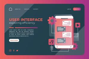 diseño uiux 1 vector