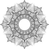 Mandala Template Design vector