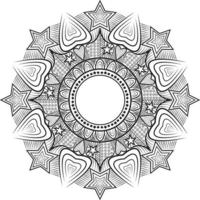 Mandala Template Design vector