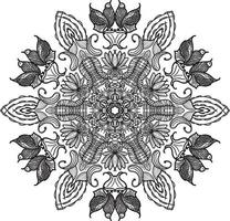 Mandala Template Design vector