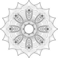 Mandala Template Design vector