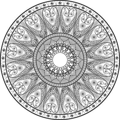 Mandala Template Design