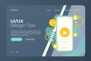 diseño uiux 2 vector