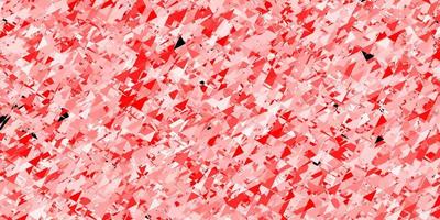 Light red vector backdrop with triangles, lines.