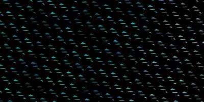 Light Green vector backdrop with lines, triangles.