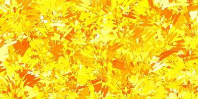 Light Yellow vector pattern with polygonal shapes.