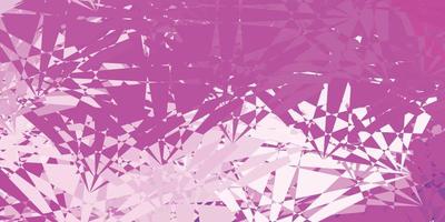 Light Purple, Pink vector pattern with abstract shapes.