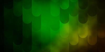 Dark Green vector template with lines.