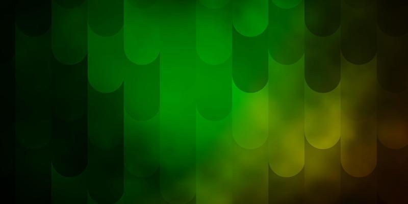 Dark Green vector template with lines.