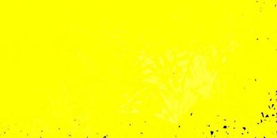 Light yellow vector background with triangles.