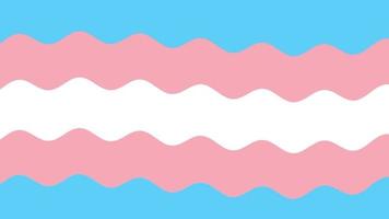 Transgender flag animation for pride day video