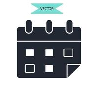 schedule icons  symbol vector elements for infographic web