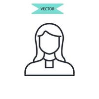 Pharmacist icons  symbol vector elements for infographic web