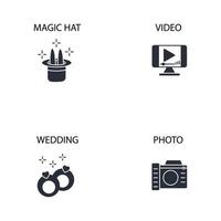 Event icons set . Event pack symbol vector elements for infographic web