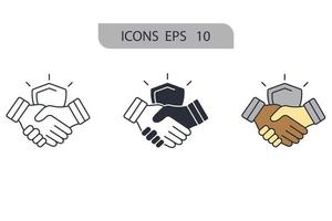 trust icons  symbol vector elements for infographic web