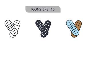 patch icons  symbol vector elements for infographic web