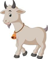 cute goat cartoon vector