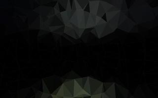 Dark Black vector abstract polygonal layout.