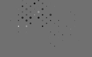 Light Black vector background with bubbles.