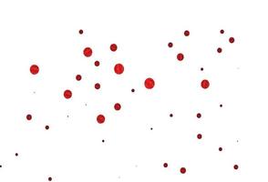 Light red vector pattern with spheres.