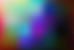 Dark Multicolor, Rainbow vector blurred shine abstract pattern.