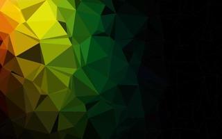 Dark Multicolor, Rainbow vector abstract polygonal cover.